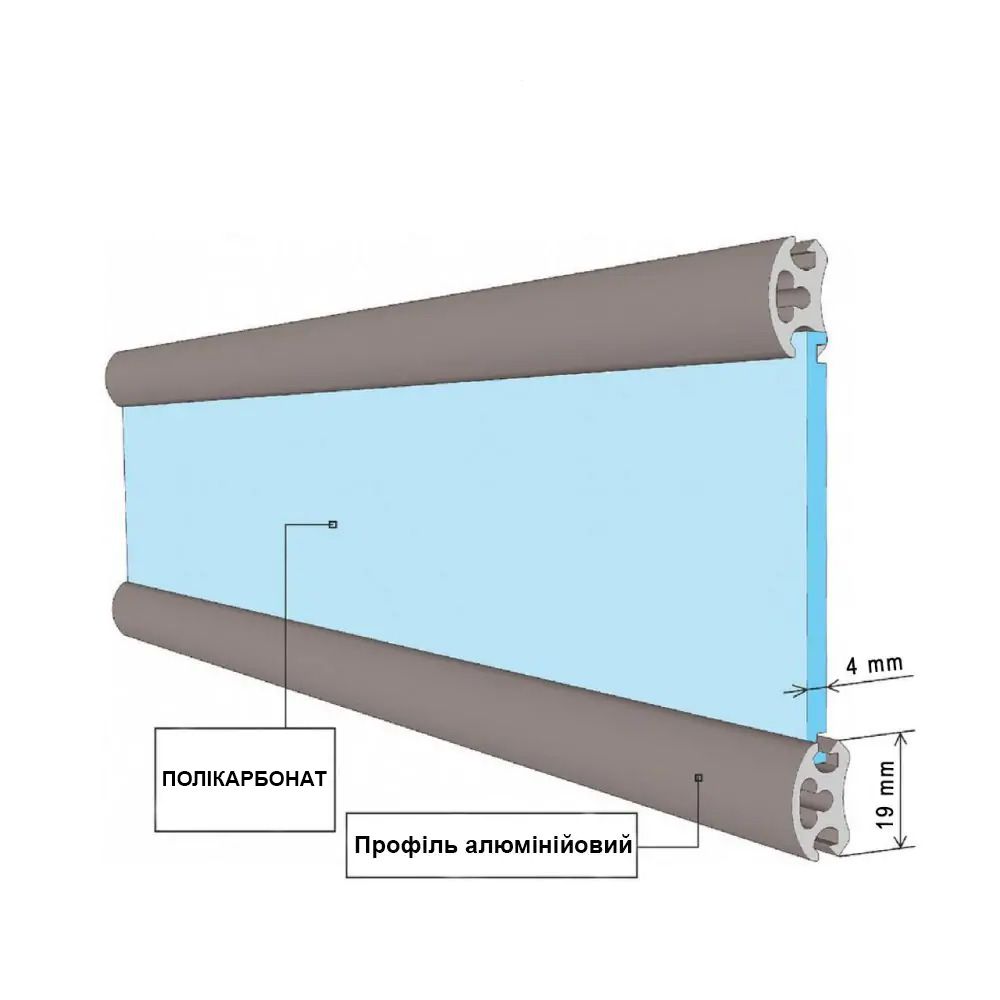 Прозорі ролети пружина + замок